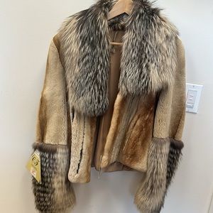 Sheared mink jacket